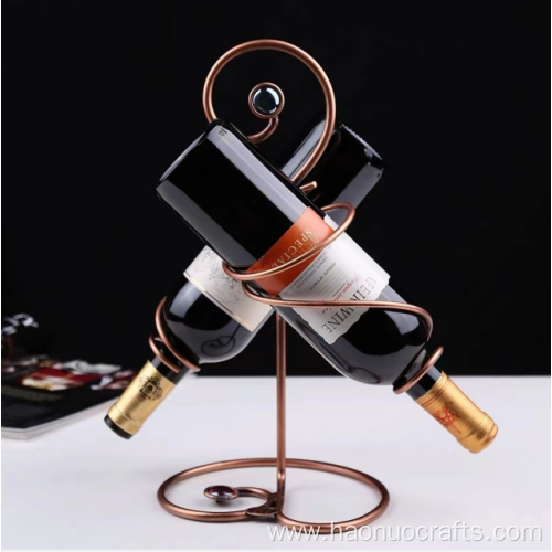 Longan steel tube wine rack